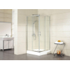 Saniclass Boutry douchecabine 90x90x195cm hoekinstap 2 schuifdeuren chroom profiel en helder glas SW2228 Saniclass Boutry douchecabine 90x90x195cm hoekinstap 2 schuifdeuren chroom profiel en helder glas SW2228