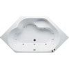 Riho Easypool 3.0 Winnipeg whirlpoolbad 145x145cm pneumatisch wit glans SW10340 Riho Easypool 3.0 Winnipeg whirlpoolbad 145x145cm pneumatisch wit glans SW10340