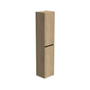 Thebalux armoire haute 165x35x29 2x porte pleine 1x profil de préhension noir mat gauche ouvrant pour Type 1/3/5/9 SW716634