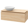 Villeroy en Boch Legato onderkast met 1 lade voor opzetwaskom links 100x50x38cm iep 0124536 Villeroy en Boch Legato onderkast met 1 lade voor opzetwaskom links 100x50x38cm iep 0124536