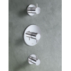 Hotbath Laddy inbouw thermostaat rond chroom SW12351 Hotbath Laddy inbouw thermostaat rond chroom SW12351