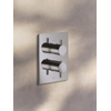 Hotbath Laddy inbouw thermostaat inbouw therm met omstel geborsteld nikkel SW12353 Hotbath Laddy inbouw thermostaat inbouw therm met omstel geborsteld nikkel SW12353