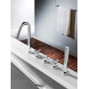 Hotbath Chap badmengkraan badrandcombinatie 5gats geborsteld nikkel SW11398 Hotbath Chap badmengkraan badrandcombinatie 5gats geborsteld nikkel SW11398