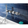 Hotbath Bloke Thermostat encastrable avec 2 manettes et robinet bain nickel brossé SW11084 Hotbath Bloke Thermostat encastrable avec 2 manettes et robinet bain nickel brossé SW11084