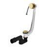 Hotbath Pal Pal badoverloop vulcombinatie inkortbaar geborsteld messing (goud) PVD SW230437 Hotbath Pal Pal badoverloop vulcombinatie inkortbaar geborsteld messing (goud) PVD SW230437