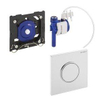 Geberit Sigma 10 urinoirsturing pneumatisch RVS 0730085 Geberit Sigma 10 urinoirsturing pneumatisch RVS 0730085
