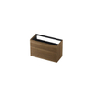 INK Wastafelonderkast - 100x45x65cm - 2 lades - push to open - verticaal gefreesd - Eiken - Chocolate SW693500