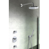 Hotbath Get Together complete thermostatische douche inbouwset Laddy R met 2 stopkranen IBS2 chroom staafmodel wandarm 25cm SW18381 Hotbath Get Together complete thermostatische douche inbouwset Laddy R met 2 stopkranen IBS2 chroom staafmodel wandarm 25cm SW18381