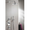 Hotbath Get Together complete thermostatische douche inbouwset Chap met 2 stopkranen chroom staafmodel wandarm 25cm SW18463 Hotbath Get Together complete thermostatische douche inbouwset Chap met 2 stopkranen chroom staafmodel wandarm 25cm SW18463