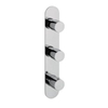 Hotbath Buddy thermostaat inbouw met 2 stopkranen verticaal chroom SW11296 Hotbath Buddy thermostaat inbouw met 2 stopkranen verticaal chroom SW11296