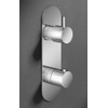 Hotbath Buddy Mitigeur thermostatique douche encastrable inverseur 2 voies vertical nickel brossé SW11299 Hotbath Buddy Mitigeur thermostatique douche encastrable inverseur 2 voies vertical nickel brossé SW11299