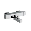 Hotbath Bloke Mitigeur de bain thermostatique à encastrer dessus nickel brossé SW11086 Hotbath Bloke Mitigeur de bain thermostatique à encastrer dessus nickel brossé SW11086