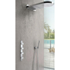 Hotbath Mate hoofddouche dualflow M140 rond geborsteld nikkel SW12575 Hotbath Mate hoofddouche dualflow M140 rond geborsteld nikkel SW12575