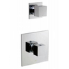 Hotbath Bloke inbouwthermostaat met 1 stopkraan chroom SW11096 Hotbath Bloke inbouwthermostaat met 1 stopkraan chroom SW11096