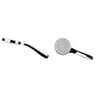 Hotbath Mate handdouche M370 13cm geborsteld nikkel SW12477 Hotbath Mate handdouche M370 13cm geborsteld nikkel SW12477