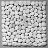 Peddle Stone mozaïektegel met kiezels 30x30cm wit WTW13035 Peddle Stone mozaïektegel met kiezels 30x30cm wit WTW13035