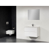Saniclass New Future badmeubel 80cm hoogglans wit met spiegel SW3957 Saniclass New Future badmeubel 80cm hoogglans wit met spiegel SW3957