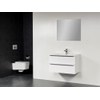Saniclass EVO Meuble avec miroir 100cm 1 trou pour robinetterie Blanc SW8847 Saniclass EVO Meuble avec miroir 100cm 1 trou pour robinetterie Blanc SW8847