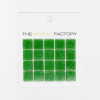ÉCHANTILLON The Mosaic Factory Amsterdam carreau de mosaïque 2x2x0.4cm pour mur et sol pour intérieur et extérieur carré Verre Vert SW862304