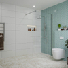 Fortifura Galeria inloopdouche - 100x200cm - helder - glas - wandarm - hoogglans chroom SW917213
