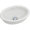 Villeroy en Boch Loop en Friends inbouwwastafel 45x32cm met overloop zonder kraangat ceramic+ wit 0109048 Villeroy en Boch Loop en Friends inbouwwastafel 45x32cm met overloop zonder kraangat ceramic+ wit 0109048