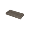 Ink momento cuvette 100x9x45cm 1 trou pour robinet évier quartz béton SW352287