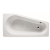 Riho Delta ligbad - 160x80x48cm - vijfhoek - inbouw - rechts - met pootset - hoogglans wit 310629