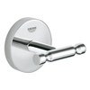 GROHE Bau Cosmopolitan crochet de serviette - rond - double - chrome SW74540