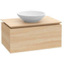 Villeroy en Boch Legato onderkast met 1 lade voor opzetwaskom 80x50x38cm matwit 0124510 Villeroy en Boch Legato onderkast met 1 lade voor opzetwaskom 80x50x38cm matwit 0124510