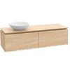 Villeroy & Boch Legato Meuble sous lavabo avec 2 tiroirs pour vasque à poser gauche 160x50x38cm Orme 0124596 Villeroy & Boch Legato Meuble sous lavabo avec 2 tiroirs pour vasque à poser gauche 160x50x38cm Orme 0124596