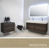 INK Unlimited badmeubelset greeploos inclusief spiegel 140cm woodstock SW17759 INK Unlimited badmeubelset greeploos inclusief spiegel 140cm woodstock SW17759