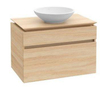 Villeroy en Boch Legato onderkast met 2 laden voor opzetwaskom midden 100x50x55cm matwit 0124642 Villeroy en Boch Legato onderkast met 2 laden voor opzetwaskom midden 100x50x55cm matwit 0124642