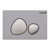 Creavit Plaque de commande - boutons de forme organique - gris mat SW1172842