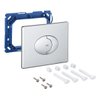 Grohe Skate Bedieningspaneel closet/urinoir waterbesparend Kunststof Chroom mat SW113635 Grohe Skate Bedieningspaneel closet/urinoir waterbesparend Kunststof Chroom mat SW113635