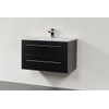 Saniclass Smallline badmeubel 80x49x39cm keramisch 1 kraangat black diamond SW8250 Saniclass Smallline badmeubel 80x49x39cm keramisch 1 kraangat black diamond SW8250