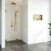 Saniclass Create Nisdeur 2-delig 115x200cm profielloos met antikalk en 8mm veiligheidsglas Goud geborsteld SW638630 Saniclass Create Nisdeur 2-delig 115x200cm profielloos met antikalk en 8mm veiligheidsglas Goud geborsteld SW638630