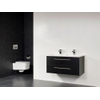 Saniclass Bologna 100 badmeubel met twee lades black diamond 2 kraangaten SW18110 Saniclass Bologna 100 badmeubel met twee lades black diamond 2 kraangaten SW18110
