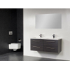 Saniclass Bologna Meuble salle de bain avec miroir 120cm avec 4 tiroirs Black Wood sw6433 Saniclass Bologna Meuble salle de bain avec miroir 120cm avec 4 tiroirs Black Wood sw6433