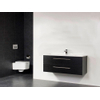 Saniclass Bologna 100 badmeubel met twee lades black diamond 1 kraangat SW18116 Saniclass Bologna 100 badmeubel met twee lades black diamond 1 kraangat SW18116