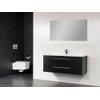Saniclass Bologna 100 badmeubel met twee lades met spiegel black diamond 1 kraangat SW18121 Saniclass Bologna 100 badmeubel met twee lades met spiegel black diamond 1 kraangat SW18121