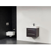 Saniclass Florence meuble 58x47cm Black Wood SW8265 Saniclass Florence meuble 58x47cm Black Wood SW8265