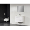 Saniclass Florence badmeubel met spiegel 80x47cm hoogglans wit SW2707 Saniclass Florence badmeubel met spiegel 80x47cm hoogglans wit SW2707
