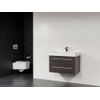 Saniclass Florence meuble 80x47cm Black Wood SW8272 Saniclass Florence meuble 80x47cm Black Wood SW8272