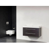 Saniclass Florence meuble 100x47cm Black Wood SW8269 Saniclass Florence meuble 100x47cm Black Wood SW8269