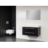 Saniclass Florence badmeubel met spiegel 100x47cm 0 kraangaten black diamond SW18138 Saniclass Florence badmeubel met spiegel 100x47cm 0 kraangaten black diamond SW18138