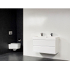 Saniclass New Future Florence meuble 100cm Blanc brillant sans miroir 2 trous pour robinetterie SW17789 Saniclass New Future Florence meuble 100cm Blanc brillant sans miroir 2 trous pour robinetterie SW17789