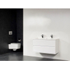 Saniclass New Future Bologna meuble 100cm Blanc brillant sans miroir SW17790