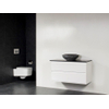 BRAUER New Future Corestone13 vasque à poser naturelle meuble 100cm Blanc brillant sans miroir SW17791