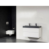 Saniclass New Future grey stone meuble 100cm Blanc brillant sans miroir SW17796 Saniclass New Future grey stone meuble 100cm Blanc brillant sans miroir SW17796