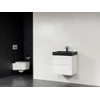 Saniclass New Future Black Spirit badmeubel 60cm hoogglans wit zonder spiegel SW17771 Saniclass New Future Black Spirit badmeubel 60cm hoogglans wit zonder spiegel SW17771